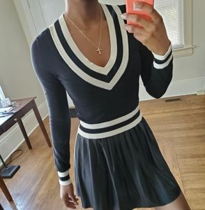 School girl crop top sweaters